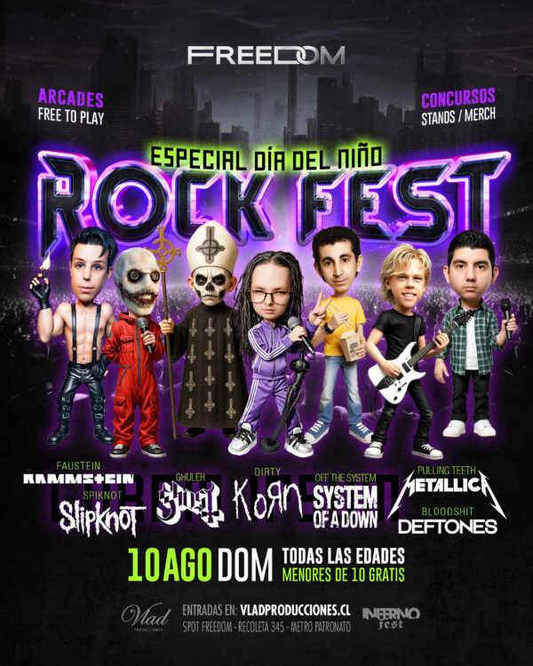 MEGA ROCK FEST - Especial dia del niño